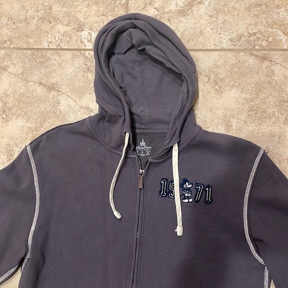 Authentic Disney Parks Adult Grey Full-Zip Jacket - Picture 2 of 5